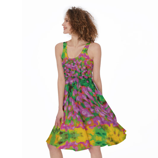 “Festival” Women's Sleeveless Dress