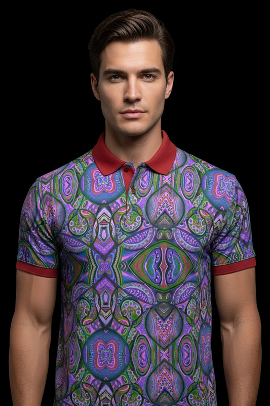 “Tetra” Men's Business Collared Shirt|115GSM Cotton poplin