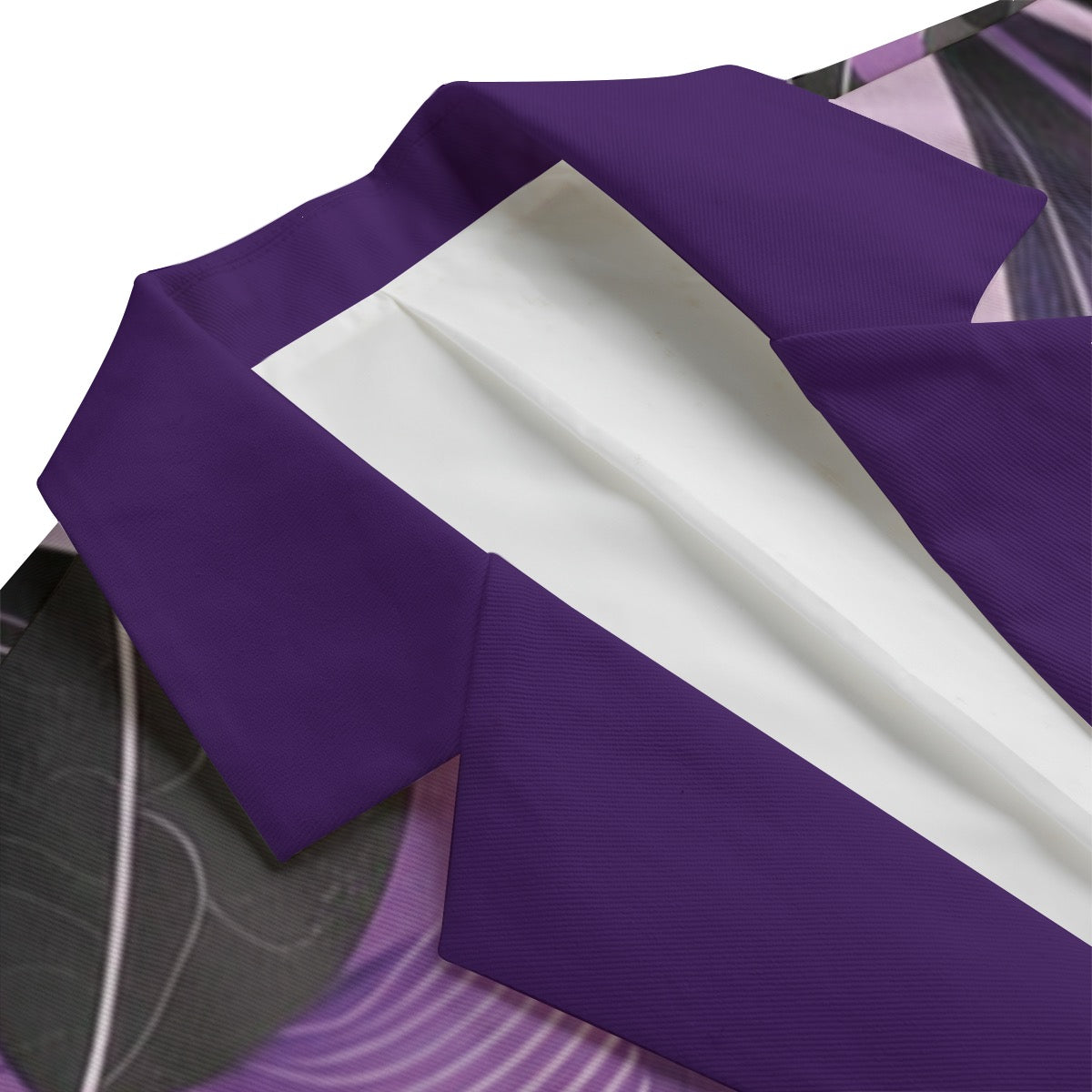 “Tangled Lilac” Men's Casual Flat Lapel Collar Blazer | 245GSM Cotton