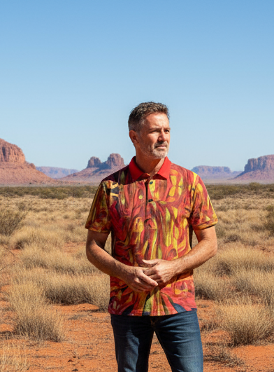 “Bushfire” Business Collared Shirt|115GSM Cotton poplin