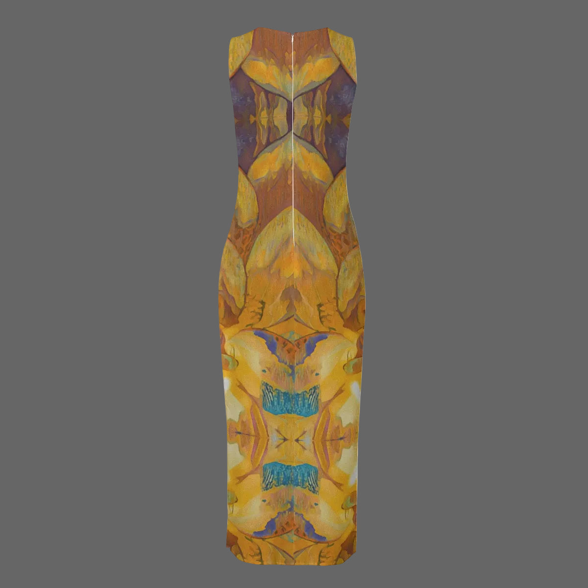 “Mirage”  Women's Beach Perspective Chiffon Sleeveless Dress