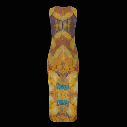 “Mirage”  Women's Beach Perspective Chiffon Sleeveless Dress