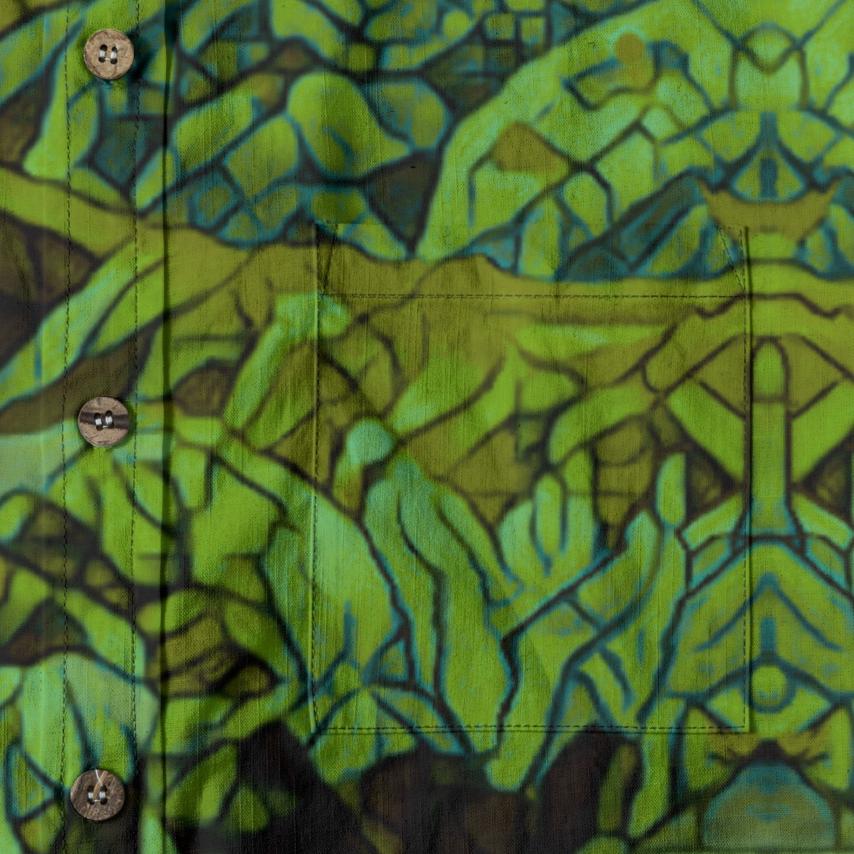 “Nephrite” Men's Breathable Cotton Shirt|125GSM