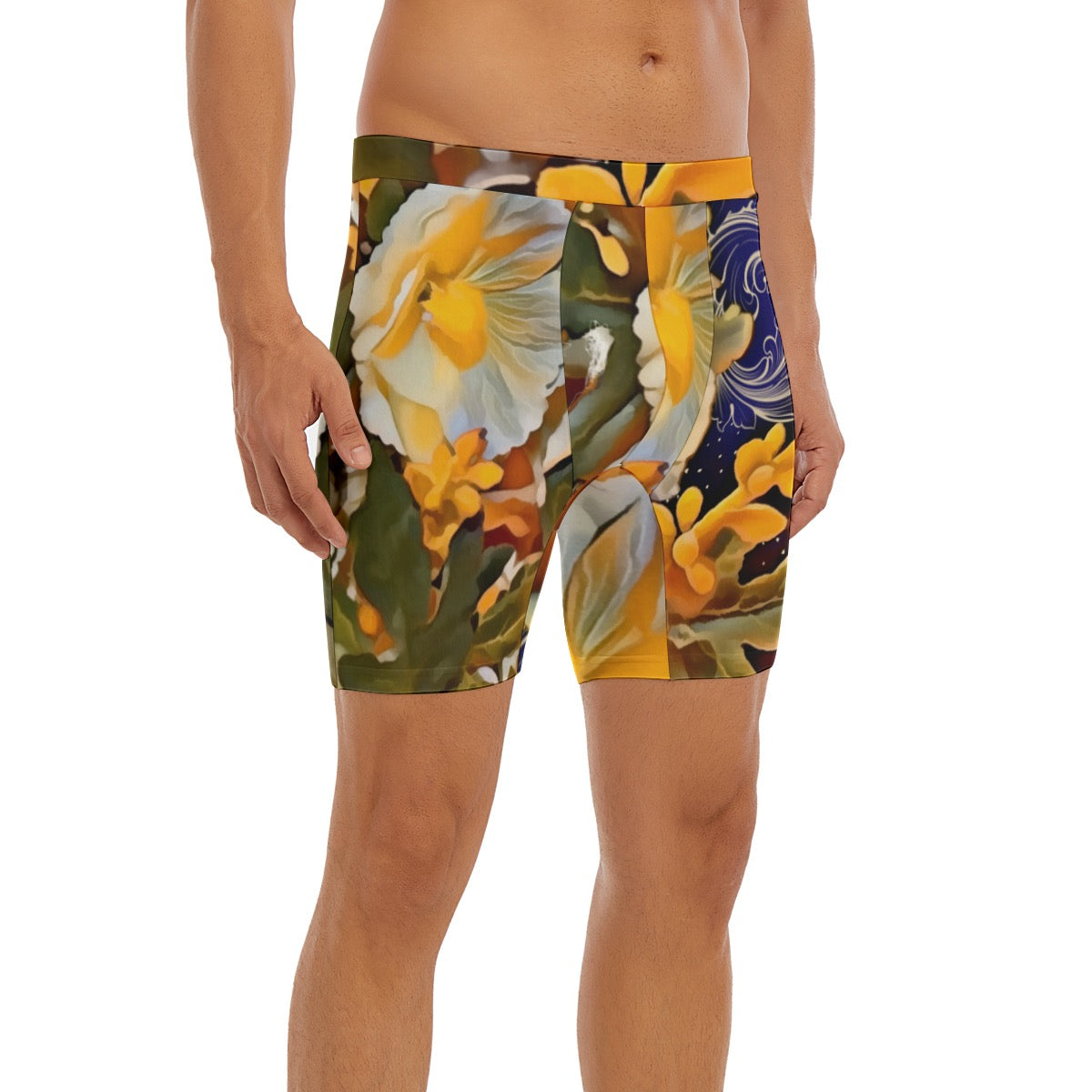 “Solara” Men's Long Boxer Briefs