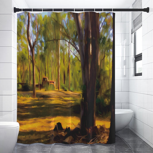 “Ole Rex” Shower Curtains.