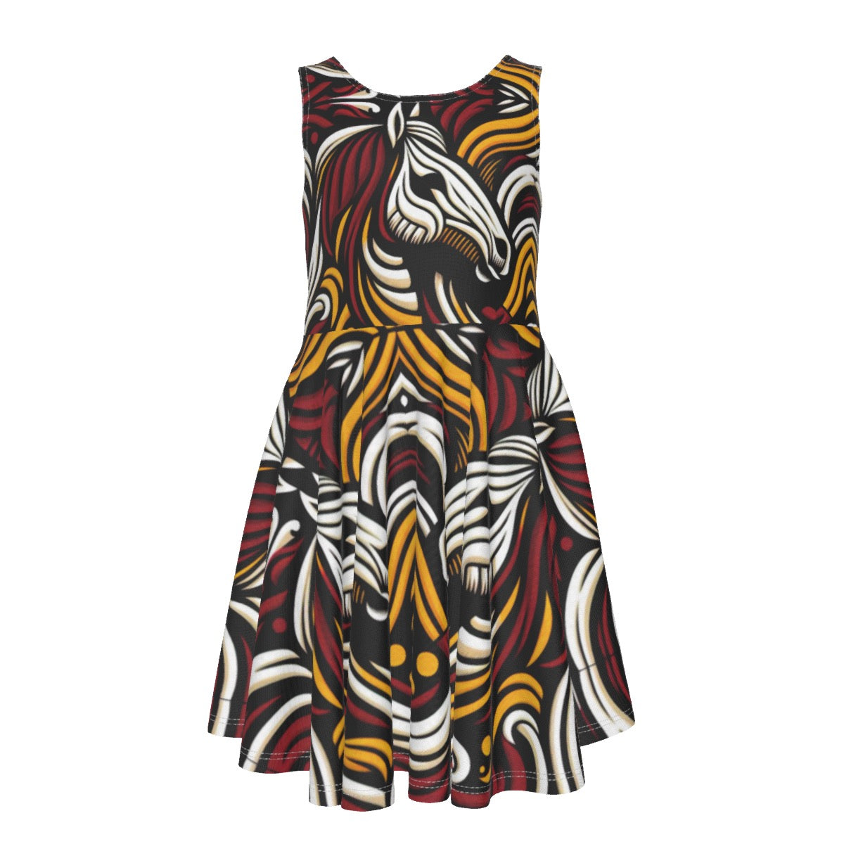 “Bronco” Kid's Sleeveless Vest Dress