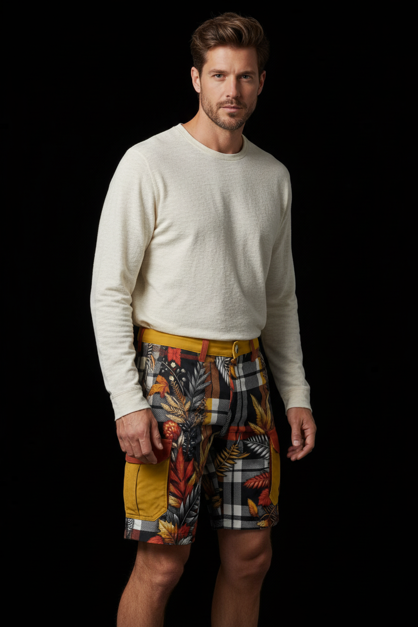 “Tartan 25 V2” Men's Cargo Shorts