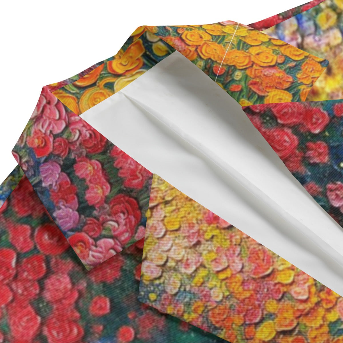 “Floriana” Casual Flat Lapel Collar Blazer | 245GSM Cotton