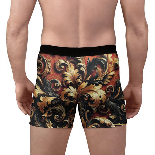 “Baroque” Men's Stretch Boxer Briefs
