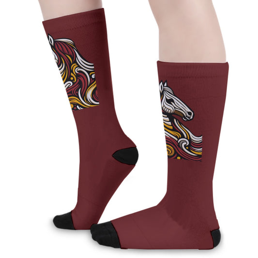 “Bronco Horse” Unisex Long Socks