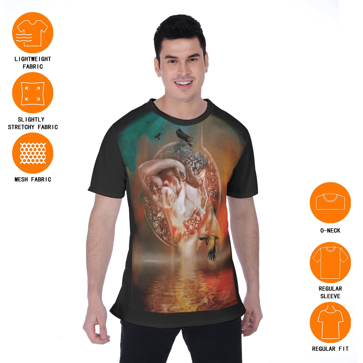 “Atlas” Men's T-shirt | Birdseye