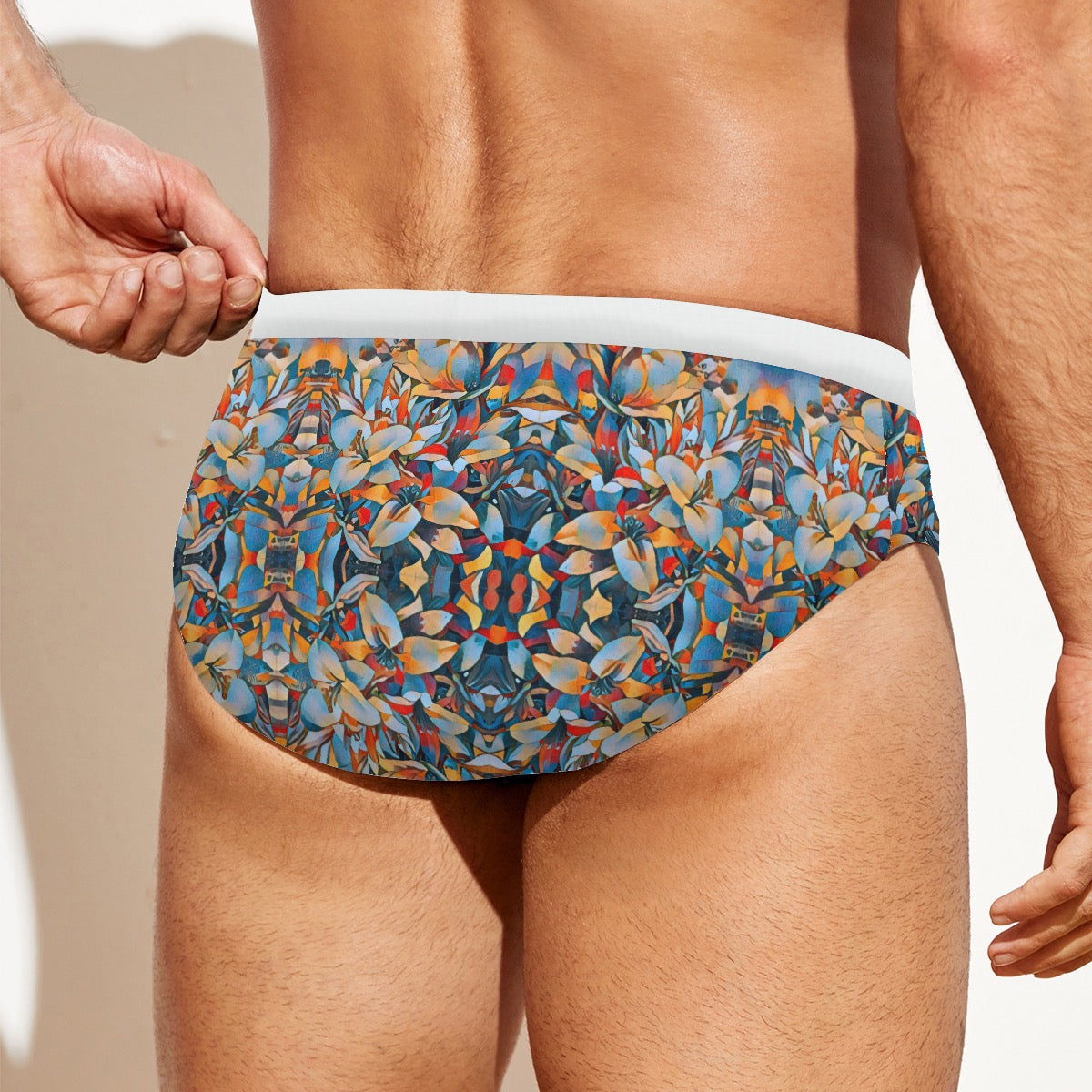 “Chipper” Men'S Drawstring Swim Briefs