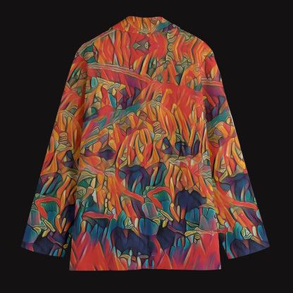 “Inferno” Women's Leisure Blazer 245GSM Cotton Regular Fit Structured Comfortable Button Closure