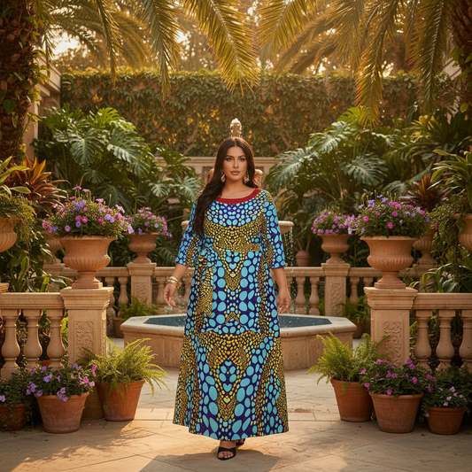 “Sunstone” Women’s Maxi Dress|Plus Size