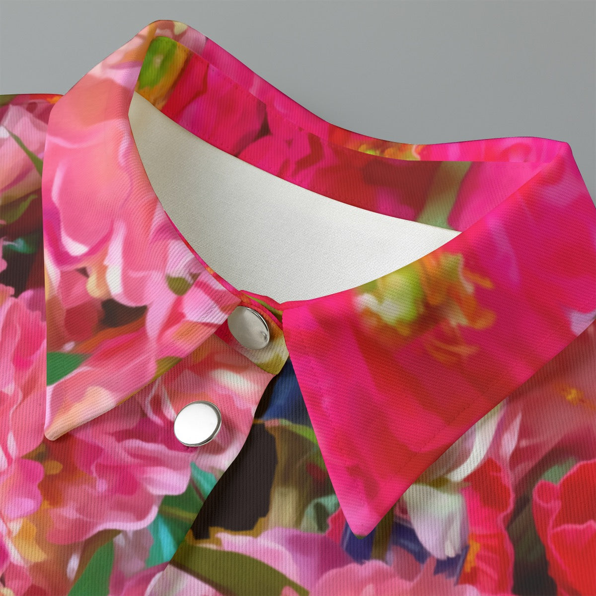 “Summer Blush” Women's Cropped Jacket | 245GSM Cotton