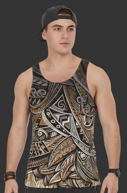 “Earthen Echoes” Men's Tank Top