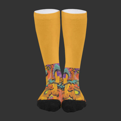 “Sunshine Labyrinth” Unisex Long Socks