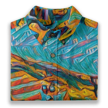 “Peregian” Men's Breathable Cotton Shirt|125GSM