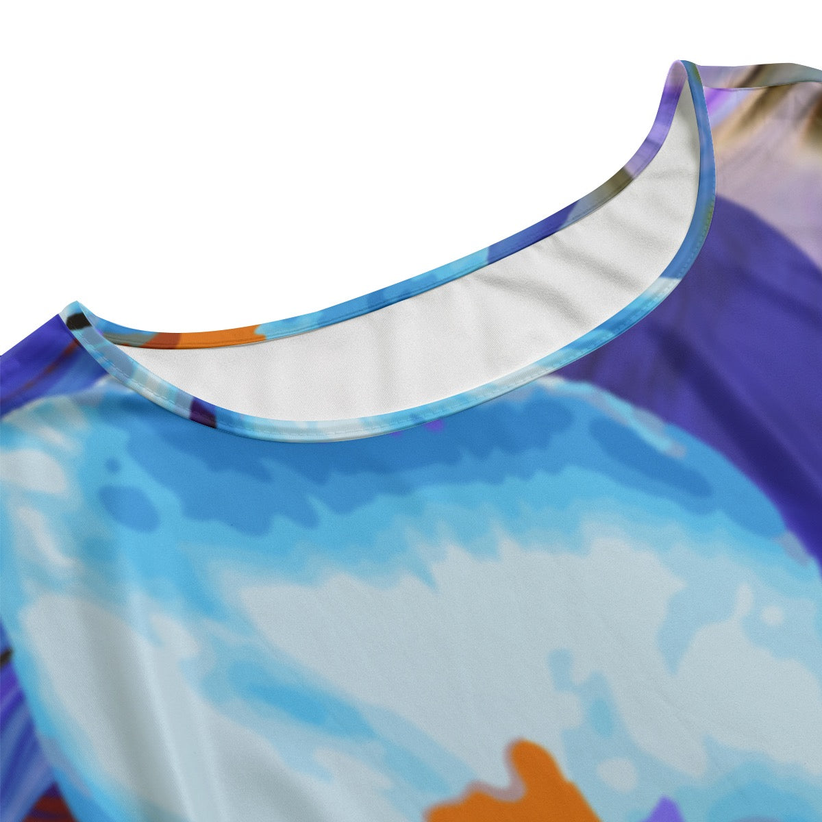 “The Blue Dietes” Women's Long Dress With Pocket