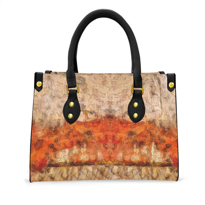 “Pacifica” Women's Tote Bag With Black Handle