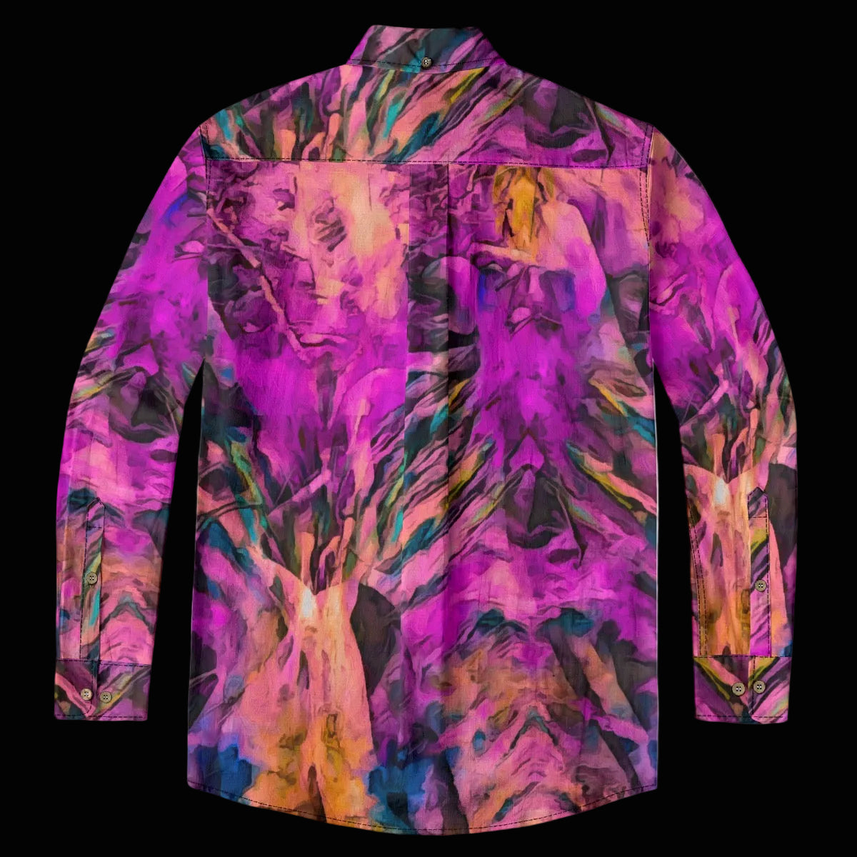 Men's Casual Lapel Long Sleeve Shirt|125GSM Cotton