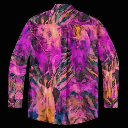 Men's Casual Lapel Long Sleeve Shirt|125GSM Cotton