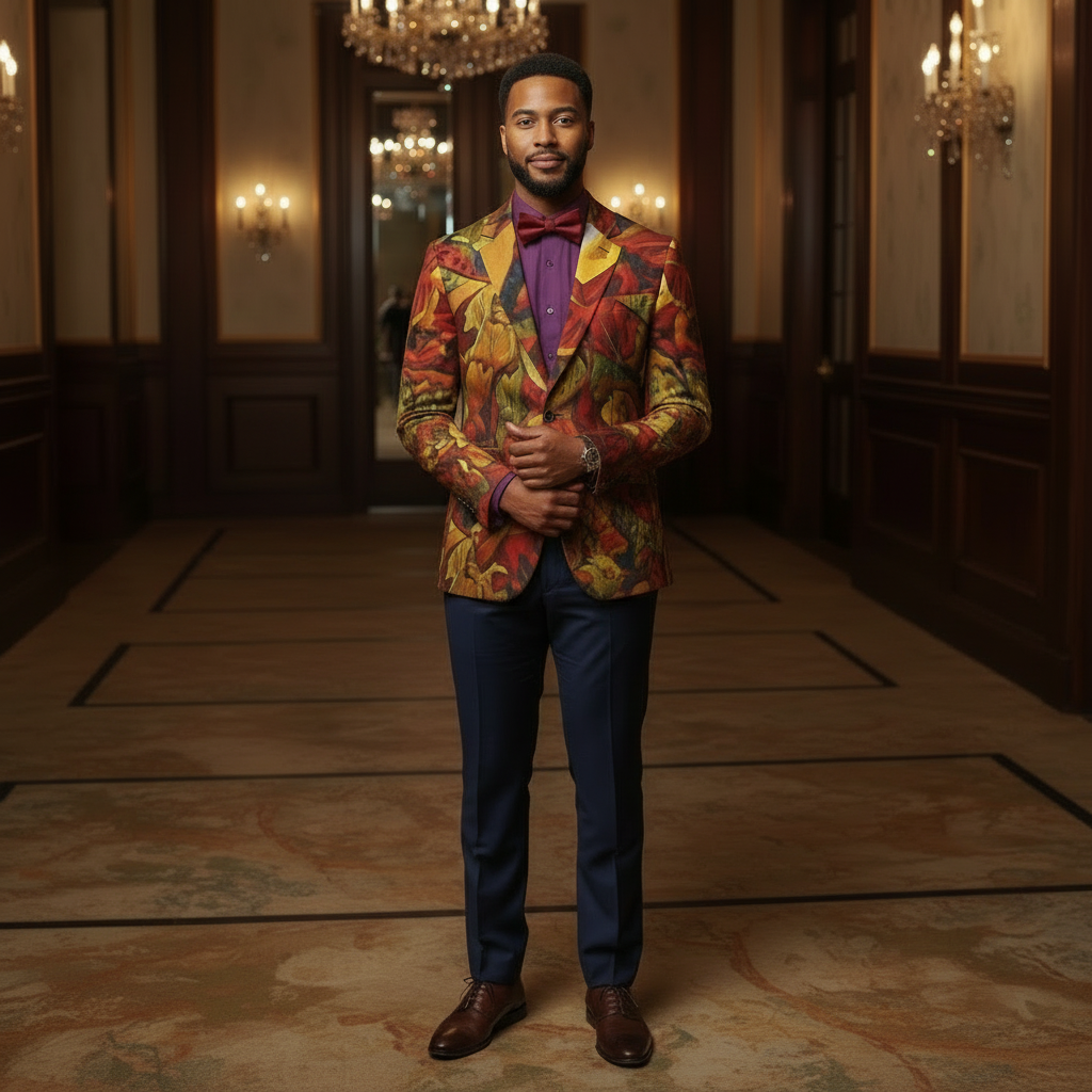 “Regency” Men's Casual Flat Lapel Collar Blazer | 245GSM Cotton