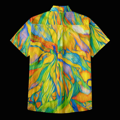 “Iridescence” Men's Breathable Cotton Shirt|125GSM