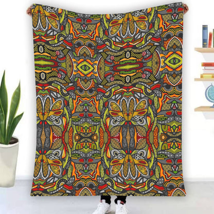 “ Zedomina” Single-Side Printing Flannel Blanket