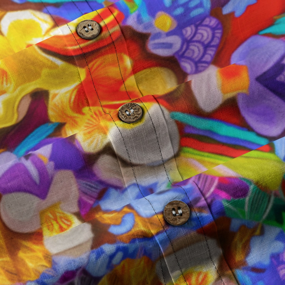 “Delirium” Men's Breathable Cotton Shirt|125GSM