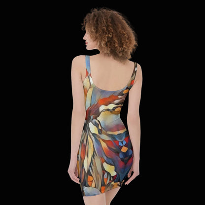 “Outback Hues” Women's Bodycon Dress