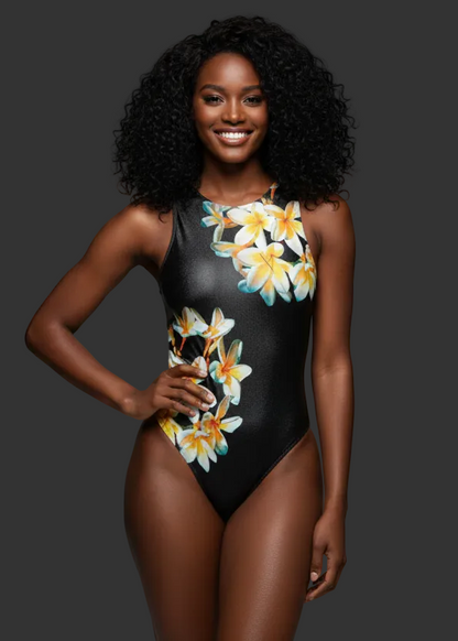 “Frangipani” Women's Tank Bodysuit