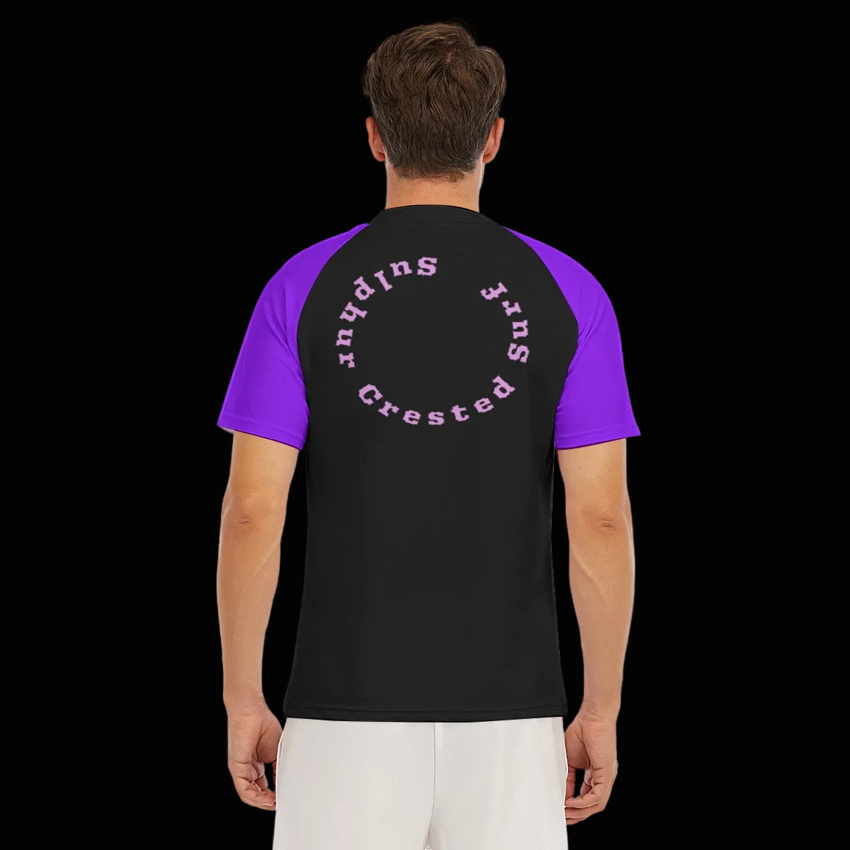“Sulphur Crested Surf” Men's Tight Surf Clothing With Half Sleeves