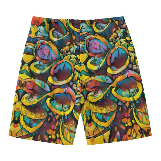 “Spectrum” Men‘s Beach Shorts With Lining