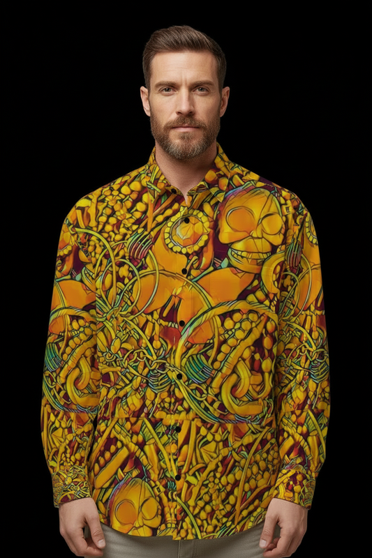 “Midas”  Slim Fit Long Sleeve Shirt