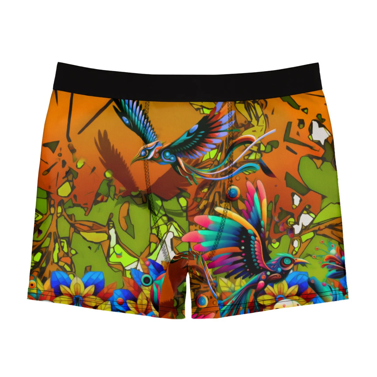 “Garden of Unseemly Delights” Men's Stretch Boxer Briefs