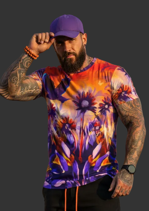 “Sunset Flight” Men's Short Sleeve T-shirt