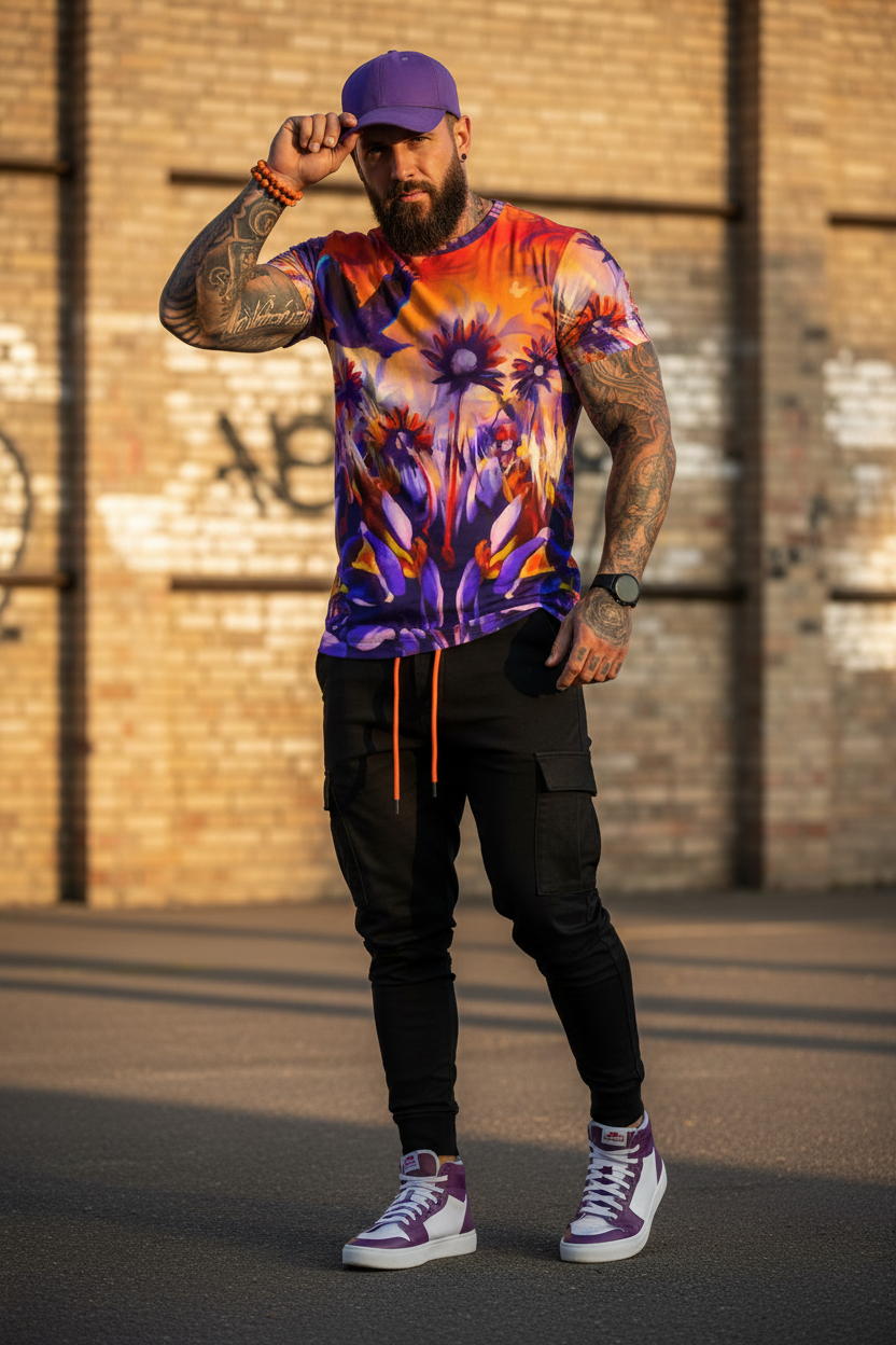 “Sunset Flight” Men's Short Sleeve T-shirt