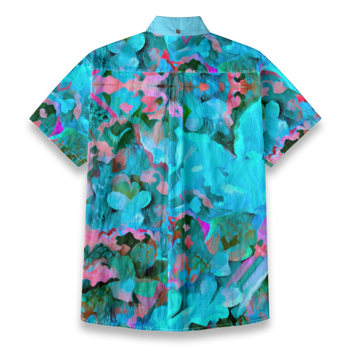 “Aqua Flora” Men's Breathable Cotton Shirt|125GSM