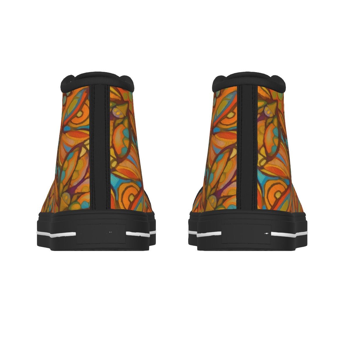 “Bloomfield Ochres”  Men's Black Sole Canvas Shoes