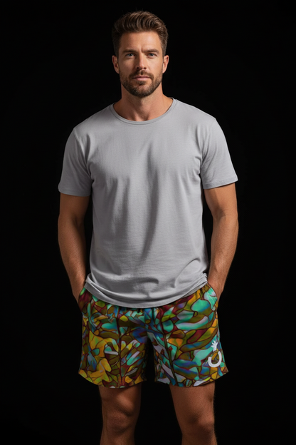 “Jungle Canopy”  Men's Beach Shorts