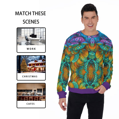 “Jewel Cascade” Men's Sweater