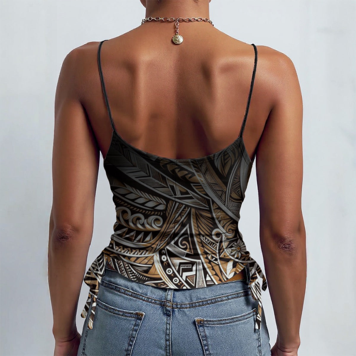 “Earthen Echoes” Drawstring Camisole