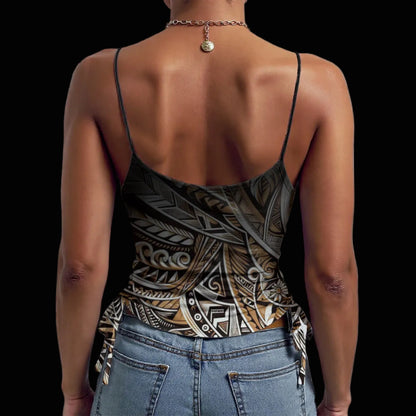 “Earthen Echoes” Drawstring Camisole