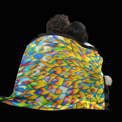 “Prism”Flannel Blanket