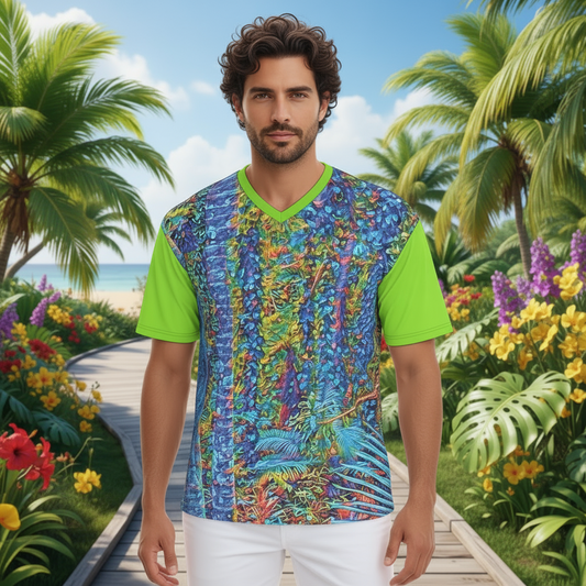 “Flouro Jungle” Men's Football  Jersey