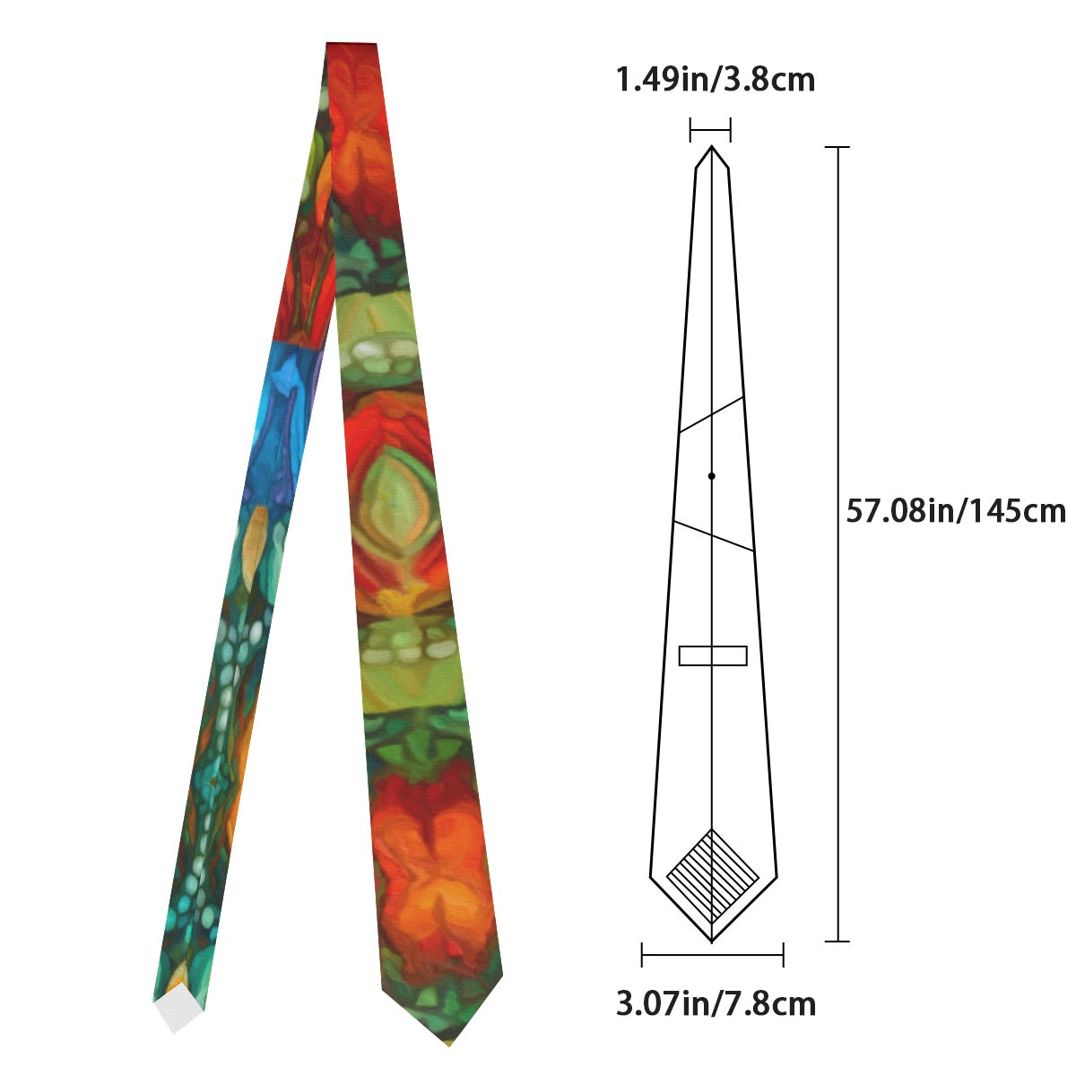 “Botanic Nebula” Necktie