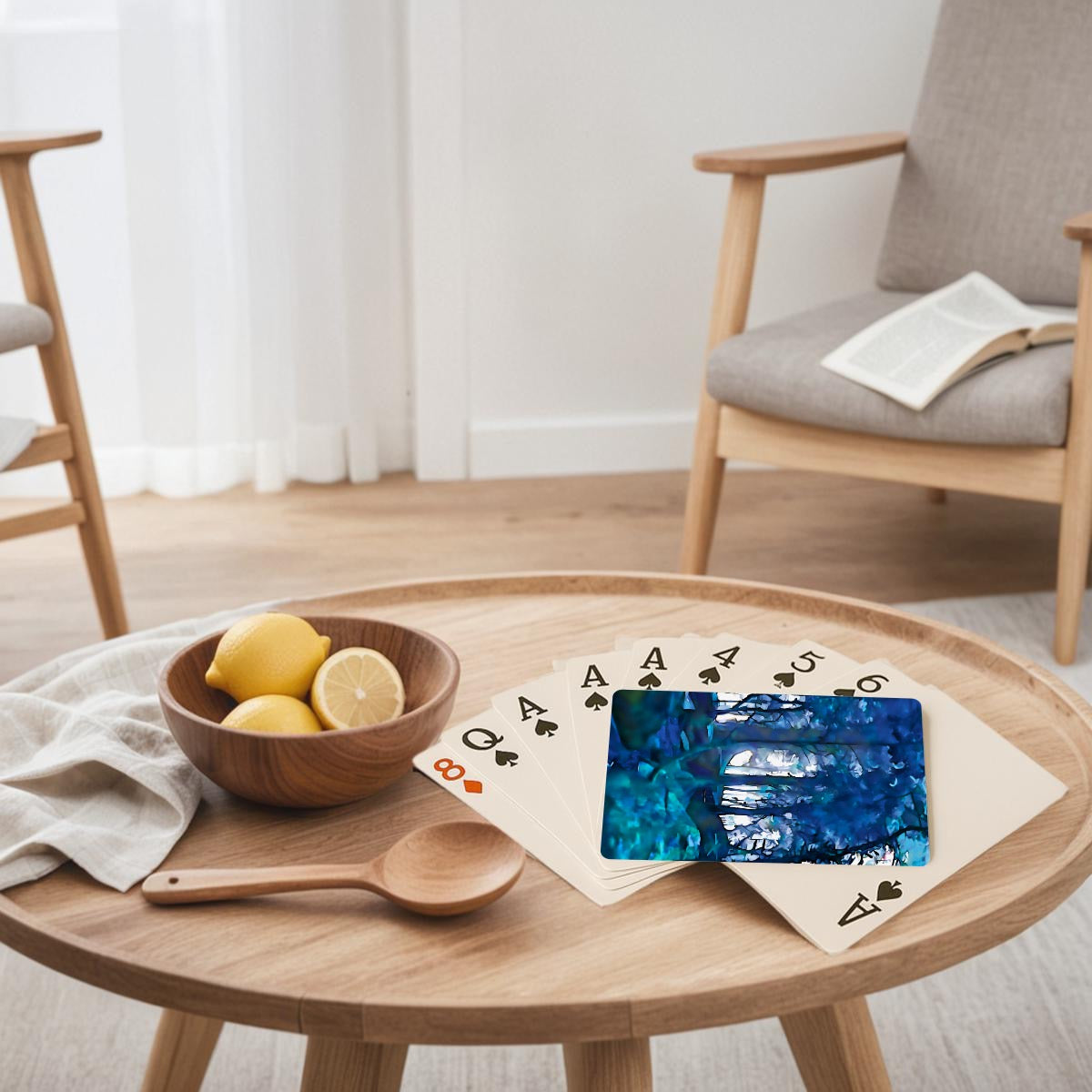 “Blue Forest” Custom Playing Cards