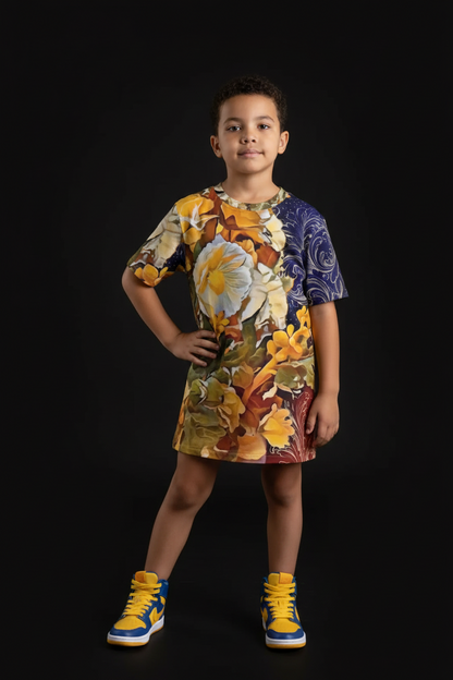“Solara” Children's Round Neck T-Shirt|145GSM Birdseye