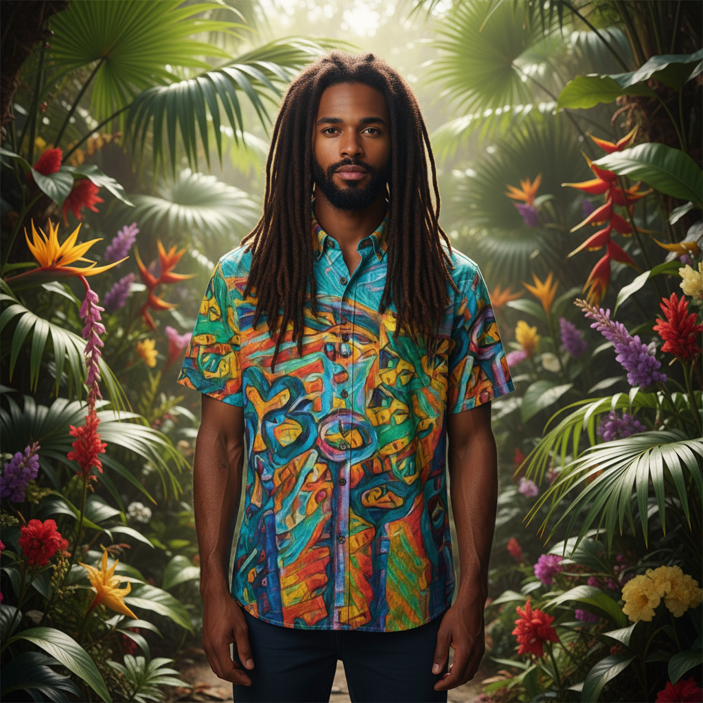 “Peregian” Men's Breathable Cotton Shirt|125GSM